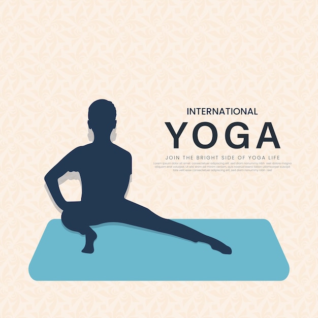 Vector international yoga day vector file