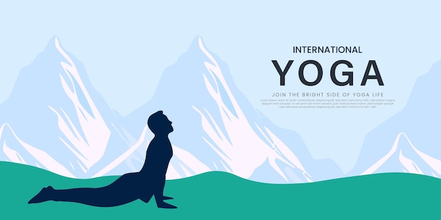 International yoga day vector file