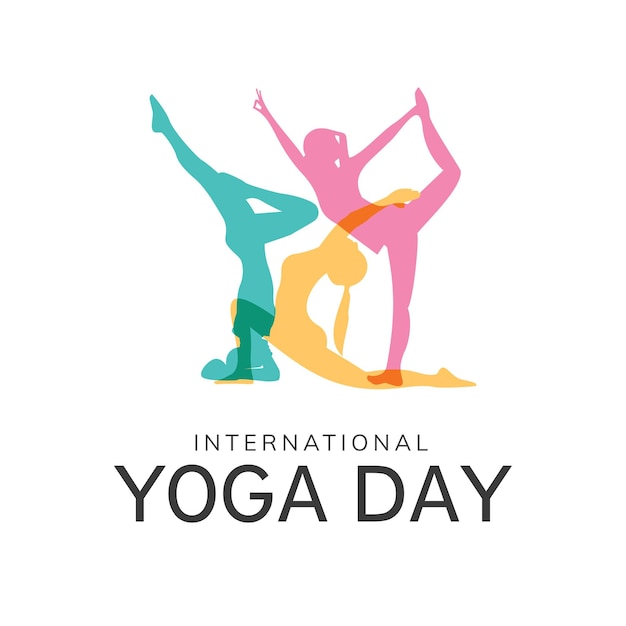 Vector international yoga day