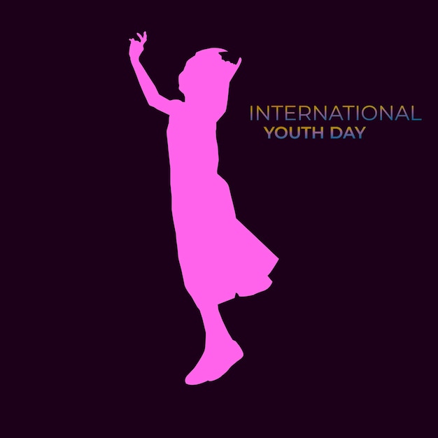 Vector international youth day