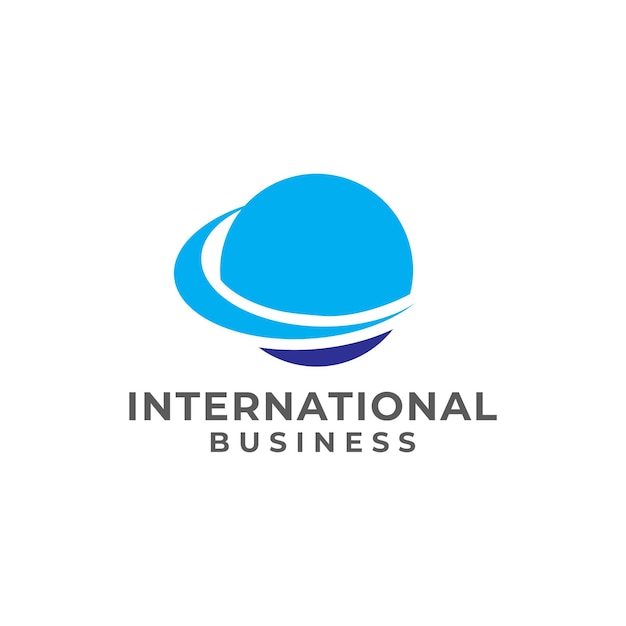 Vector internationale business logo vector pictogrammalplaatje