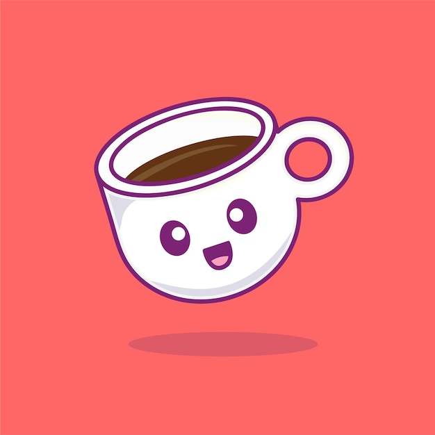 Internationale dag van de koffie hete drank kopje kopje expresso vector illustratie