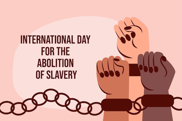 Internationale dag voor de afschaffing van de slavernij Slavernijconcept