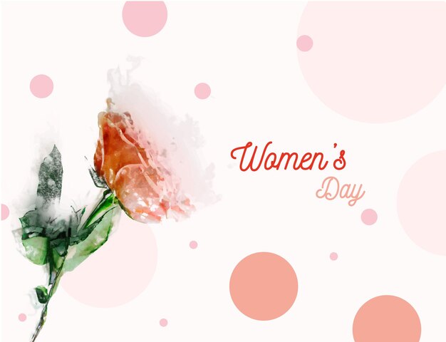 Vector internationale happy womens day vector achtergrond voor vrouwen