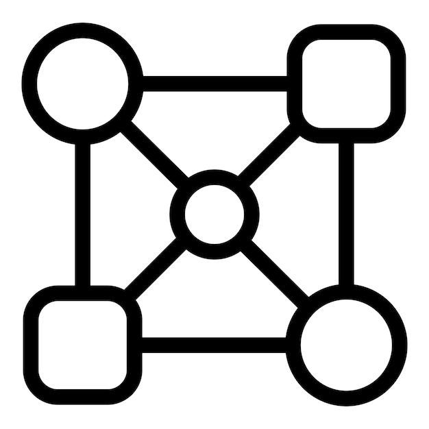 インターネット エリア アイコン白い背景に分離された web デザインのインターネット エリア ベクトル アイコンを概要します。