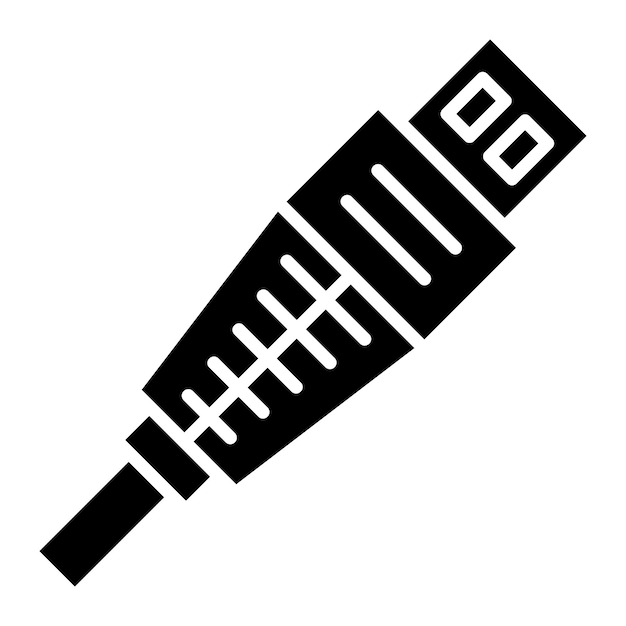 Интернет-глиф, черная иллюстрация