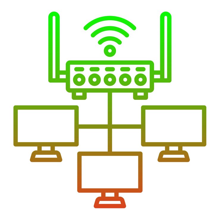 Vector internet connection icon