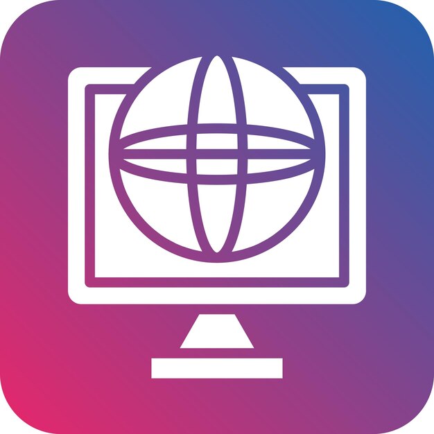 Vector internet icon style