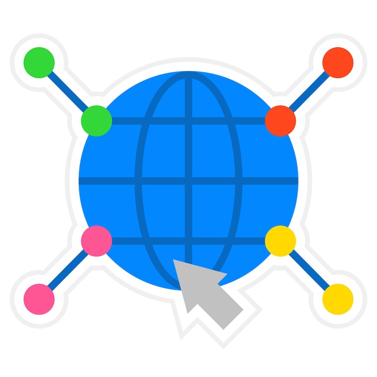 Vector internet icon
