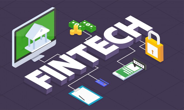 Vector internet money, secure payment transaction, payment mechanism. fintech (financial technology) background. 3d style.