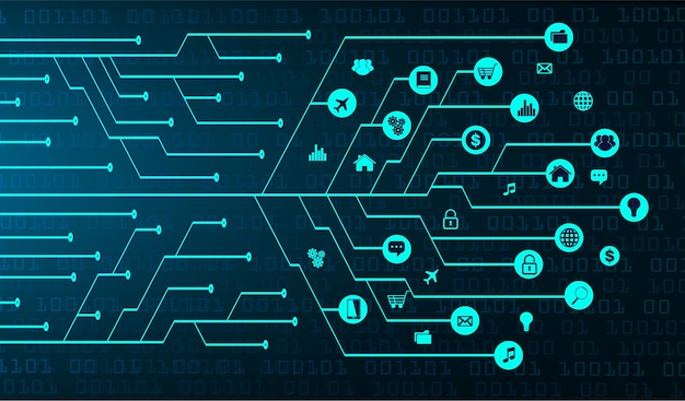 サイバー回線技術のインターネット