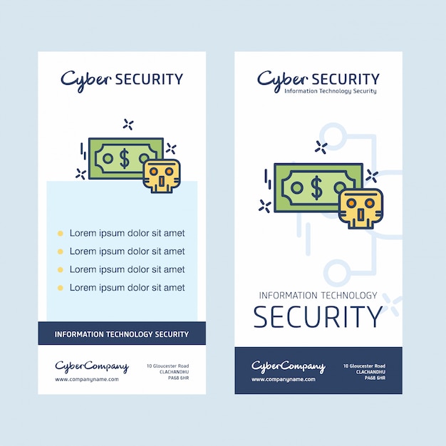 Internet security design with logo and typography vector 