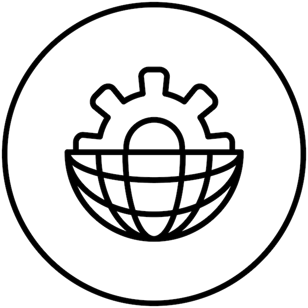 インターネット設定 アイコン ベクトル アイコン ネットワークとデータ共有 アイコンセットのイラスト