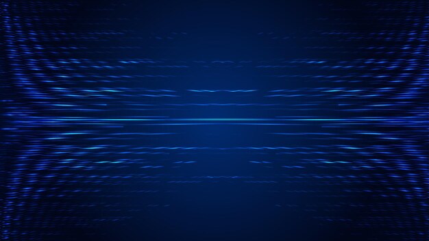 internet technology background with glowing lines moving towards each other