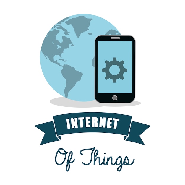 Internet of things  concept with icon design