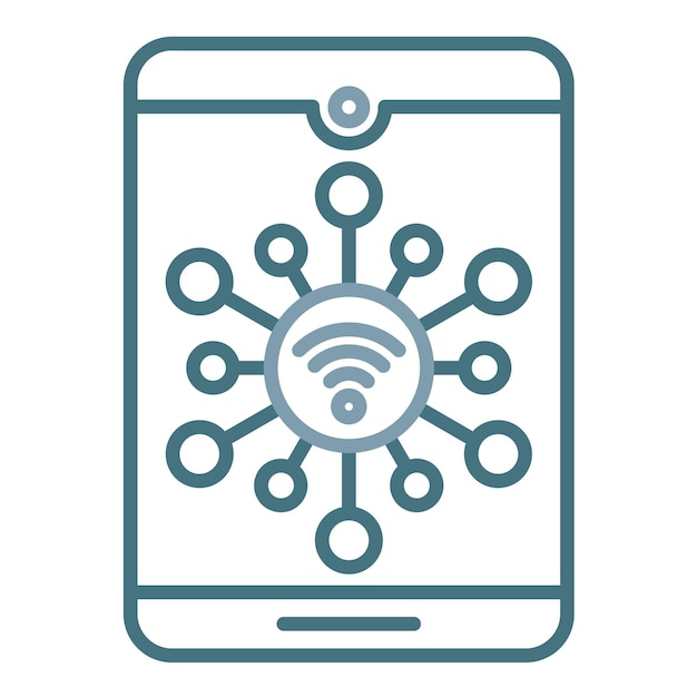 Vector internet of things flat illustration