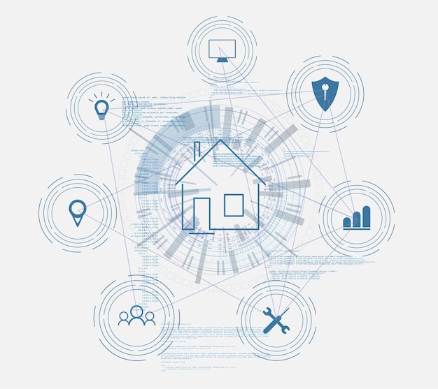 Internet delle cose dispositivi iot e concetti di connettività su un cloud di rete al centro del digitale