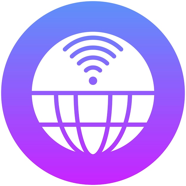 Internet vector icoontje illustratie van Gig Economy icoonset