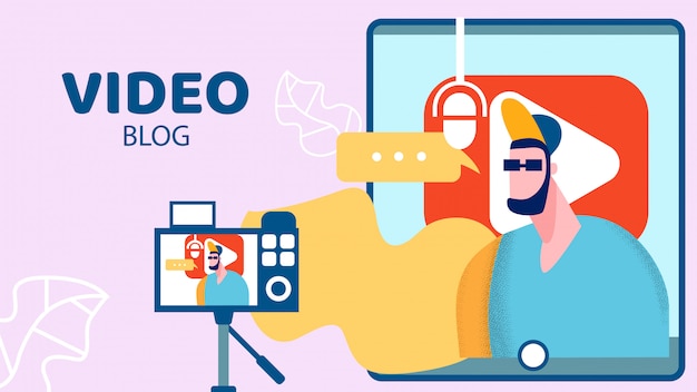 Vector internet video blog