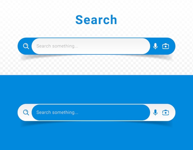 internet zoekbalk zoekmachine voor ux ui mobiele app zoekknop elementen en navigatiebalk
