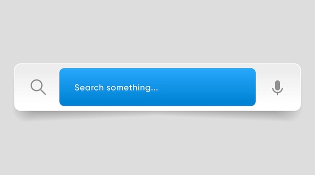 internetbrowser zoekmachine zoekbalk voor ui mobiele app zoekadres en navigatiebalk