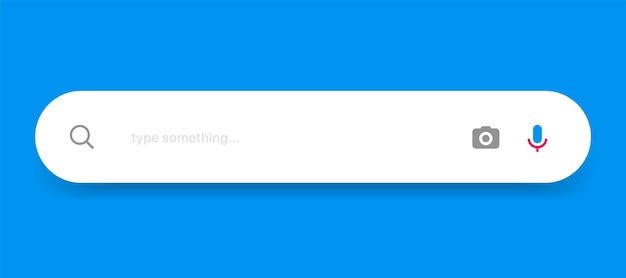 Internetbrowser zoekmachine zoekbalk voor ui mobiele app zoekadres en navigatiebalk