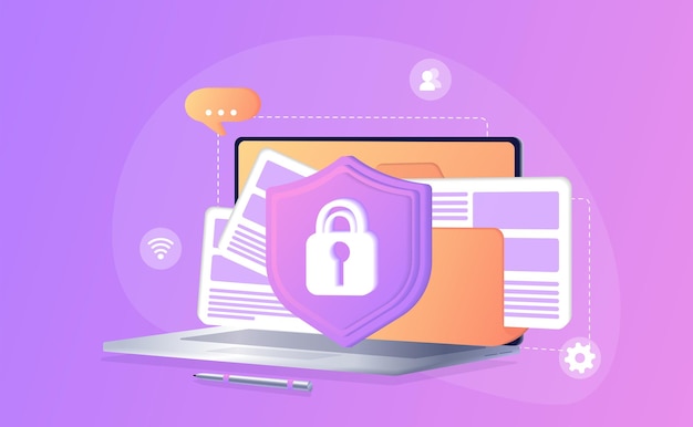 Internetdatabase-back-upserver Beperkte toegangscontrole pass privacy-instellingen Database met slot