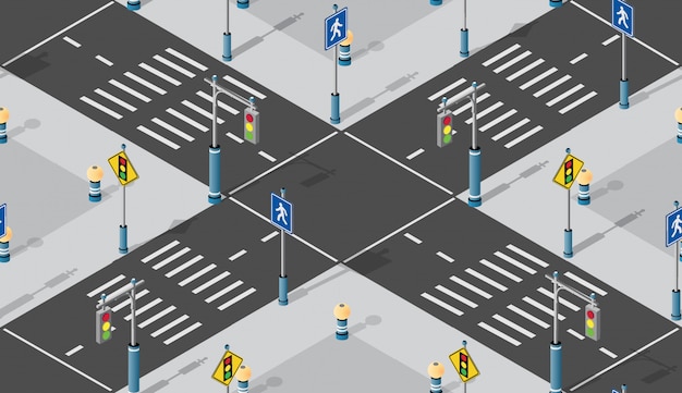 Intersection isometric seamless