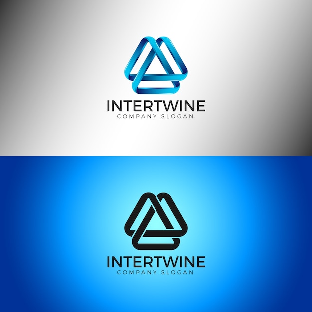 Vector intertwine - infinity connection logo