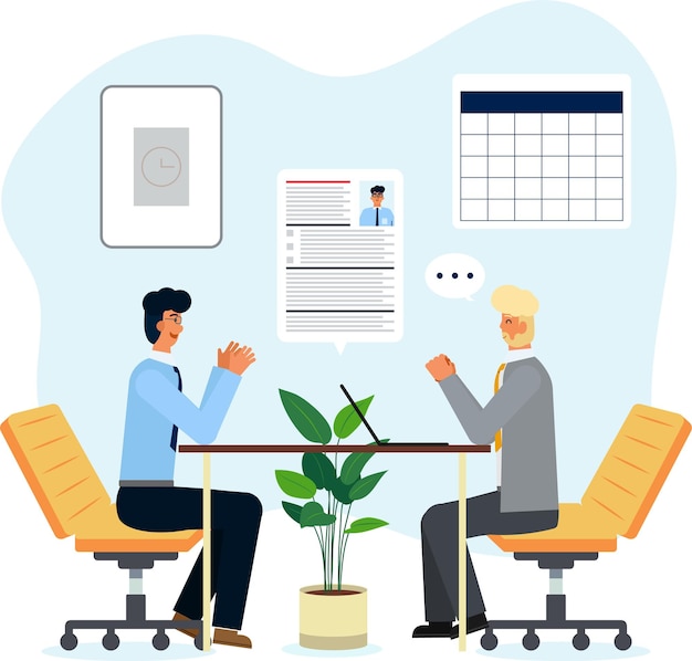 interview concept illustration