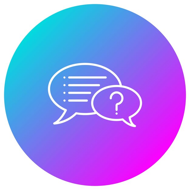 Interview vector icoon Kan worden gebruikt voor Immigratie iconset