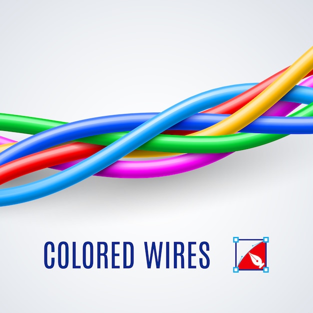 Interwoven plastic wires