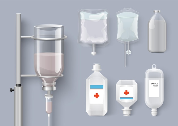 Intraveneuze injectie bloedtransfusiesysteem set