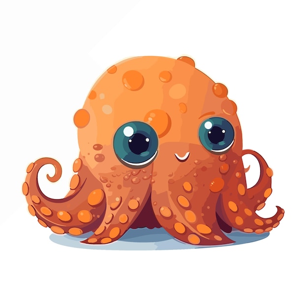 Intricate illustration of an octopus mascot style