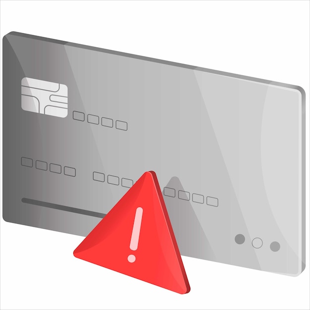 Vector invalid credit card