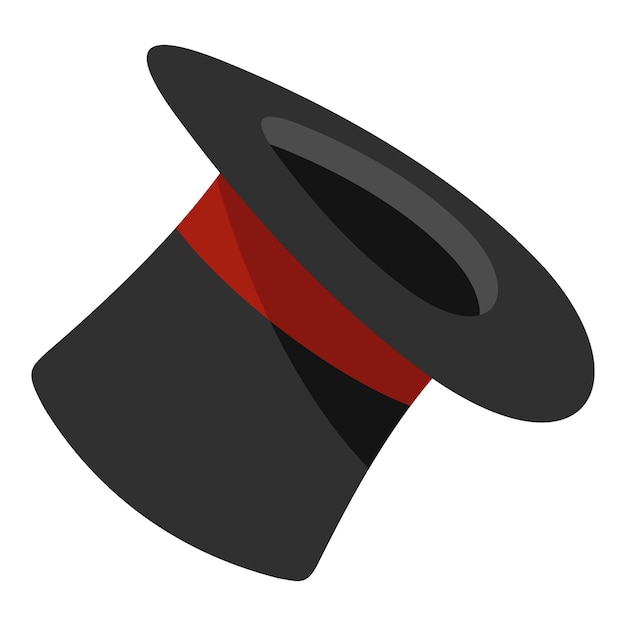 Inverted hat icon Cartoon illustration of inverted hat vector icon for web