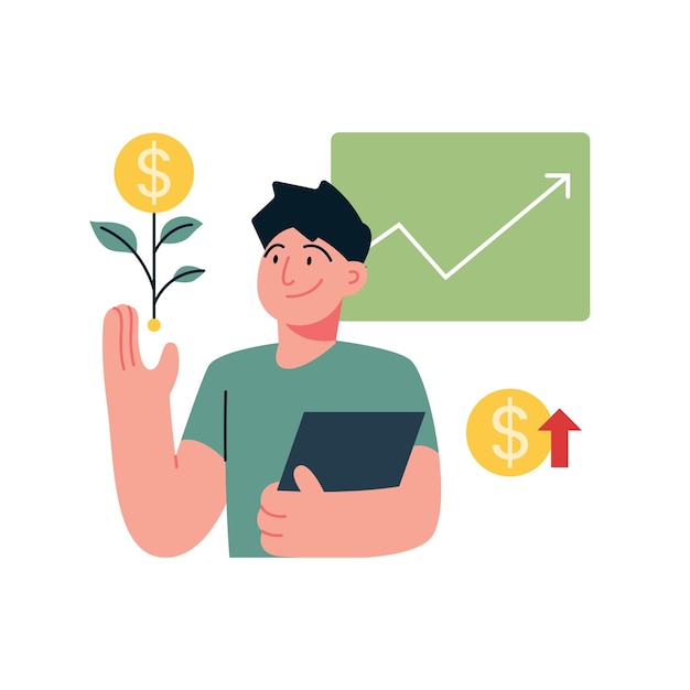 Premium Vector Investing Concept Illustration Premium Vector Investing Concept Illustration