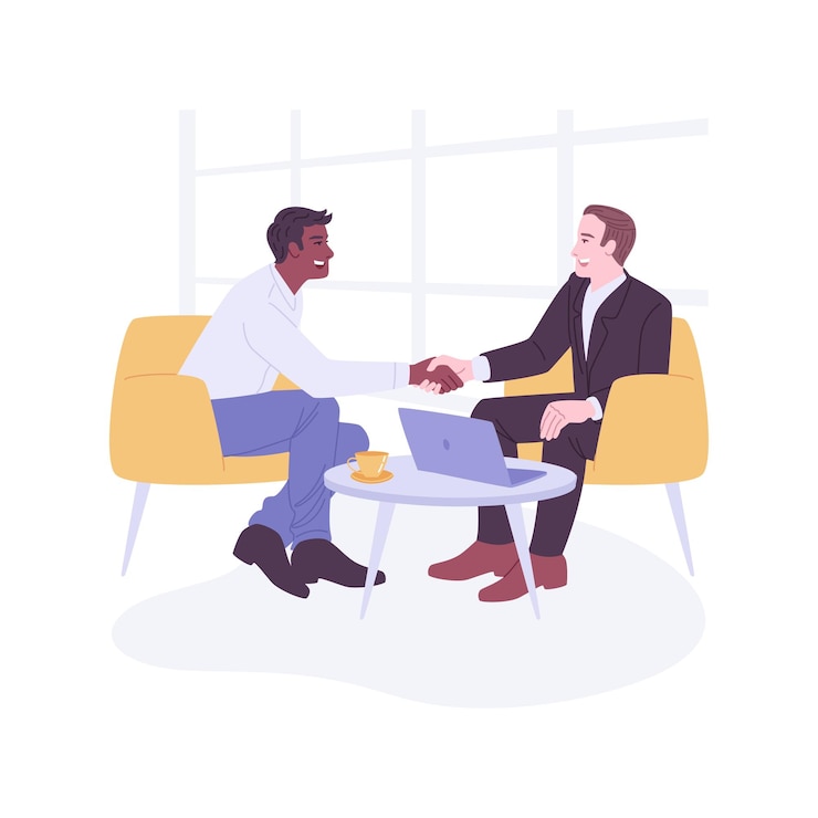 Vector investing in a hedge fund isolated cartoon vector illustrations