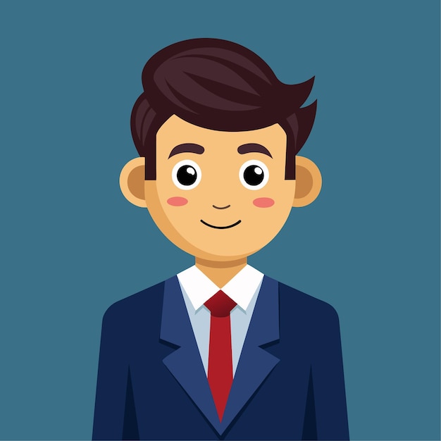 Investment Banker Vector Character Flat Style Illustratie