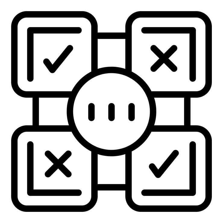 Vector investment company icon outline vector money finance market profit