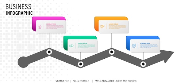 Investment efficiency infographic chart design template Editable infochart with icons Instructiona