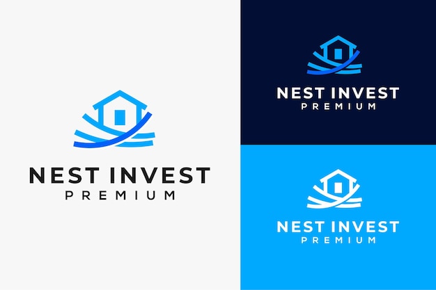 Investment house nest logo