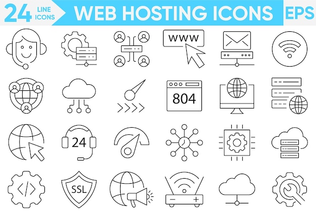 Investment Icons set Finance Profit Asset Investor and illustrator set