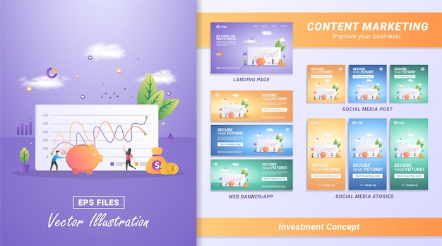 investment and save concept