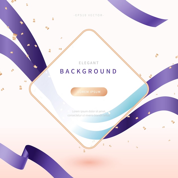 Vector invitation background with very peri color