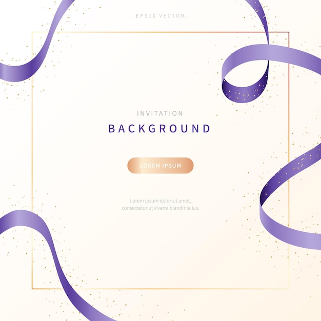 Vector invitation background with very peri color