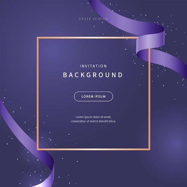 Vector invitation background with very peri color