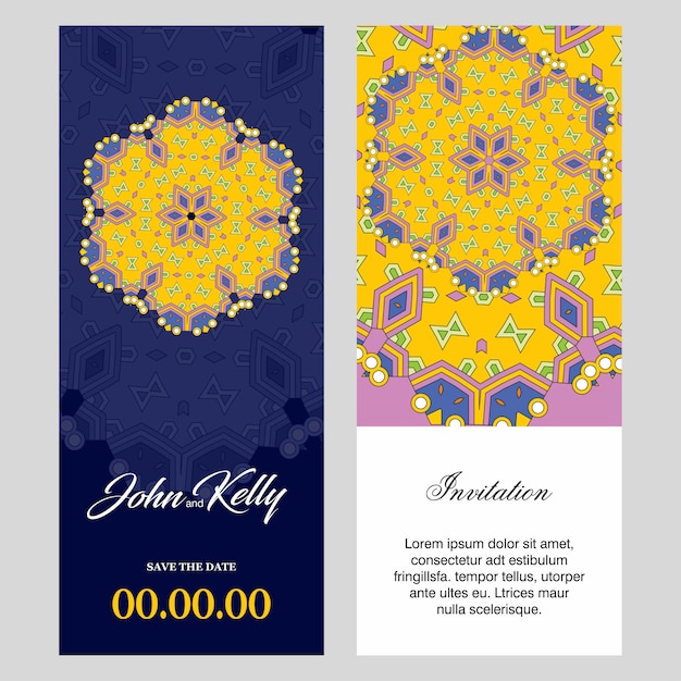 Invitation card creative design