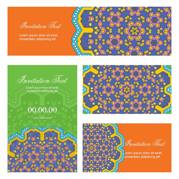 Invitation card creative design