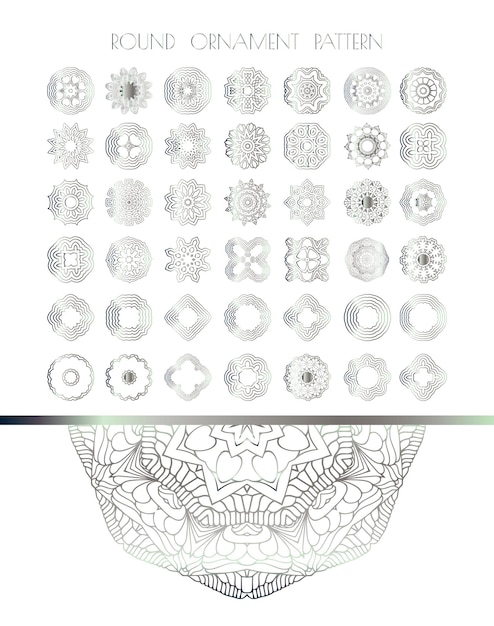 Biglietto d'invito con ornamento in pizzo argento modello ornamentale di lusso per il design